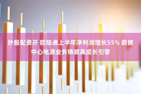 炒股配资开 欧陆通上半年净利润增长55% 数据中心电源业务铸就高成长引擎